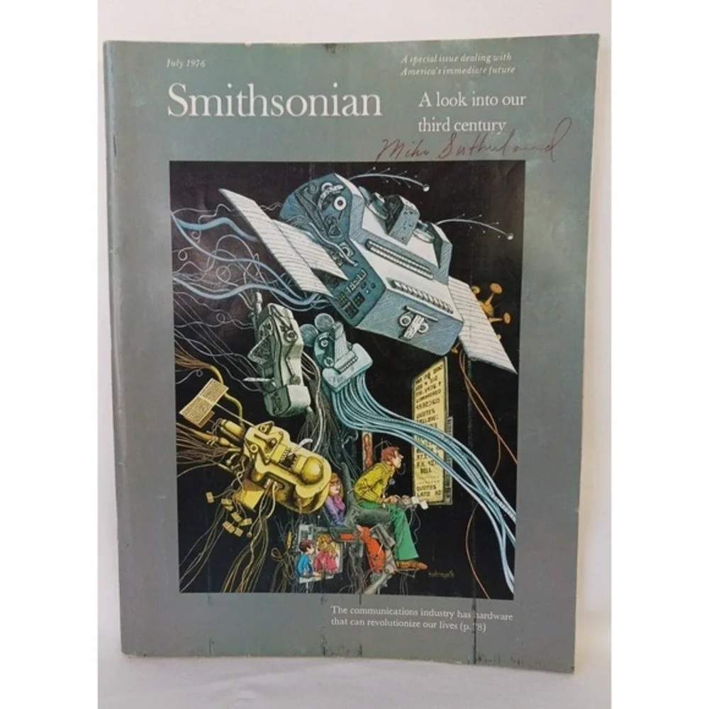 Smithsonian Magazine July 1976 American Bicentennial Vintage‎ Science History